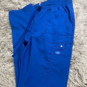 Dickies Tall Small Women's Balance Mid Rise Drawstring Cargo Scrub Pants